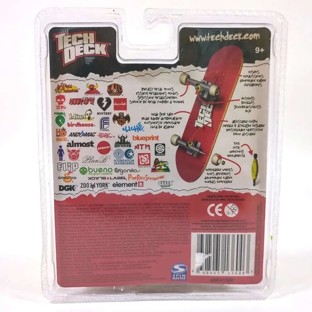Vintage Tech Deck Finesse Skateboards Rod James Fingerboard 2006 New Sealed